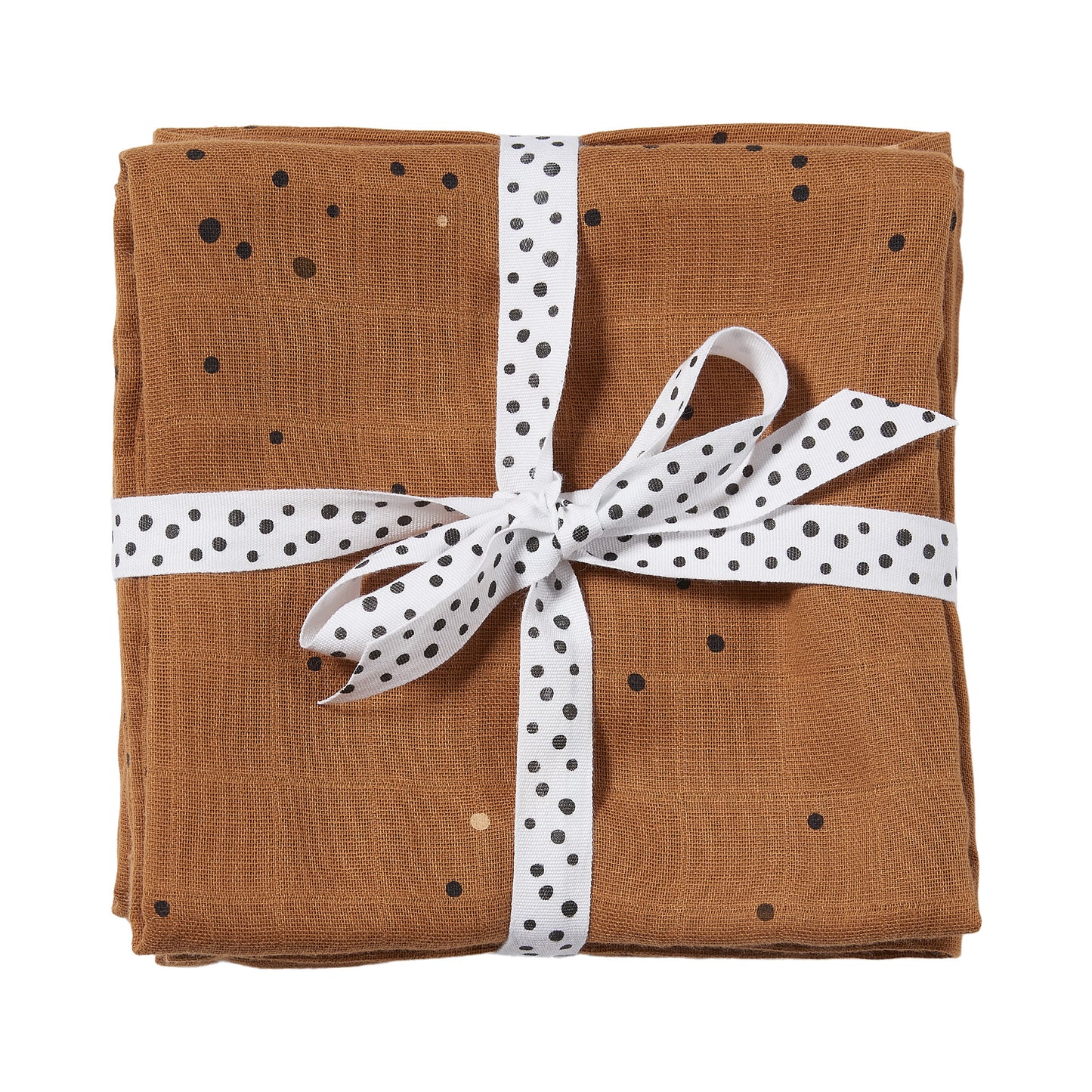 Musselindecke 2er Set - 120cm x 120cm
