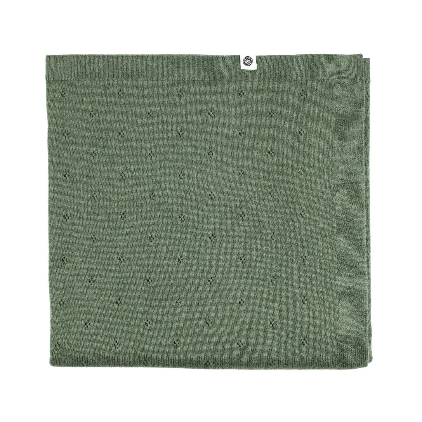 Wollen Babydecke - Pointelle Gestrickt - Merinowolle