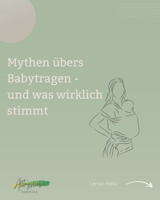 Mythen übers Babytragen