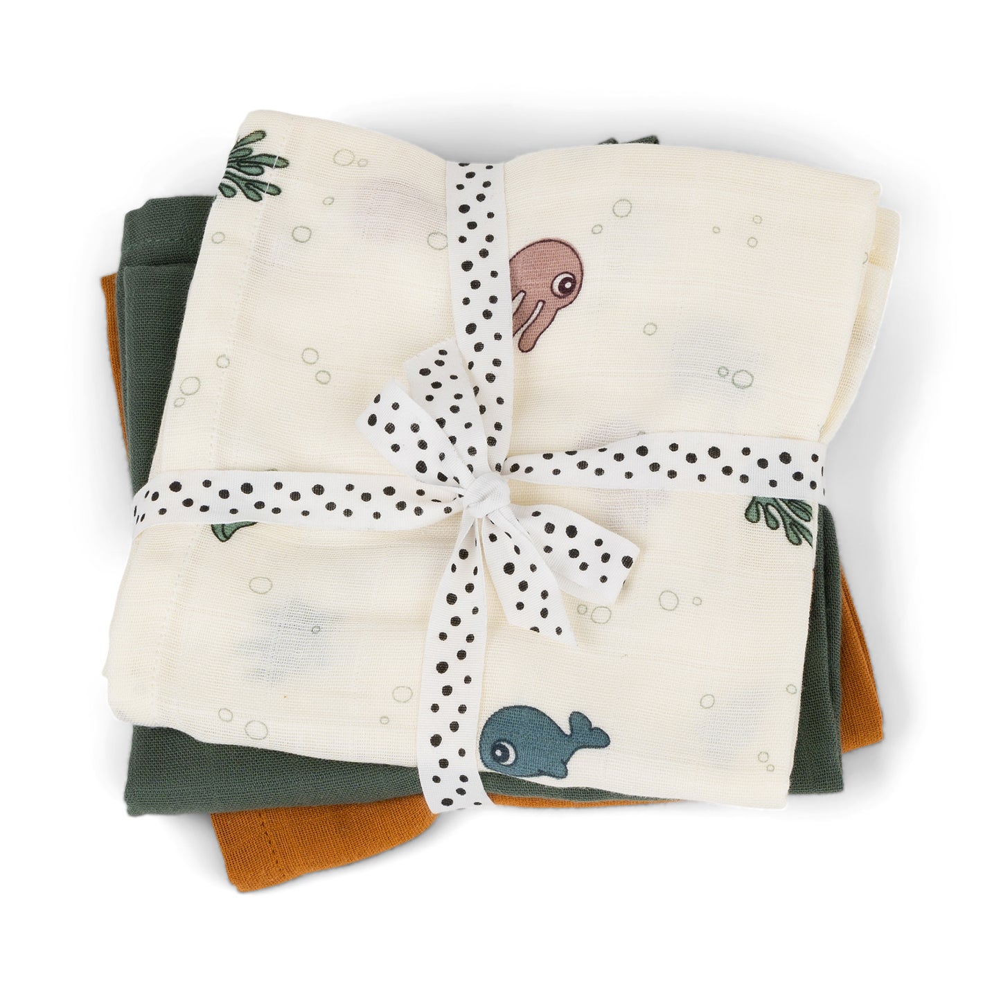 Musselintücher - 3er Pack - 70cm x 70cm