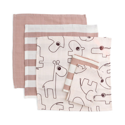 Musselintücher - 3er Pack - 70cm x 70cm