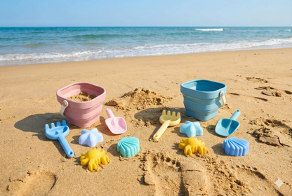 Silikon-Strandspielzeug-Set