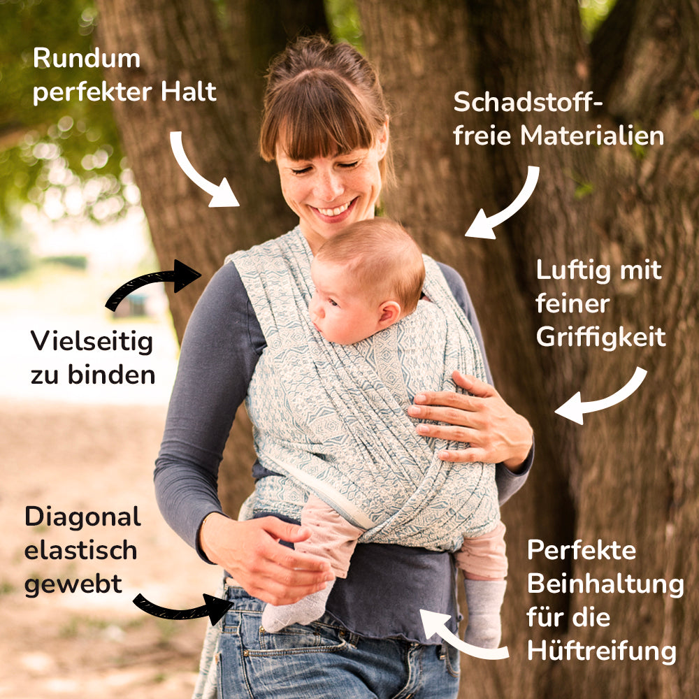Gewebtes Tragetuch Kipos