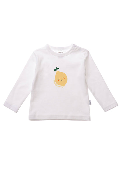 2er-Pack Langarmshirts "Zitrone"