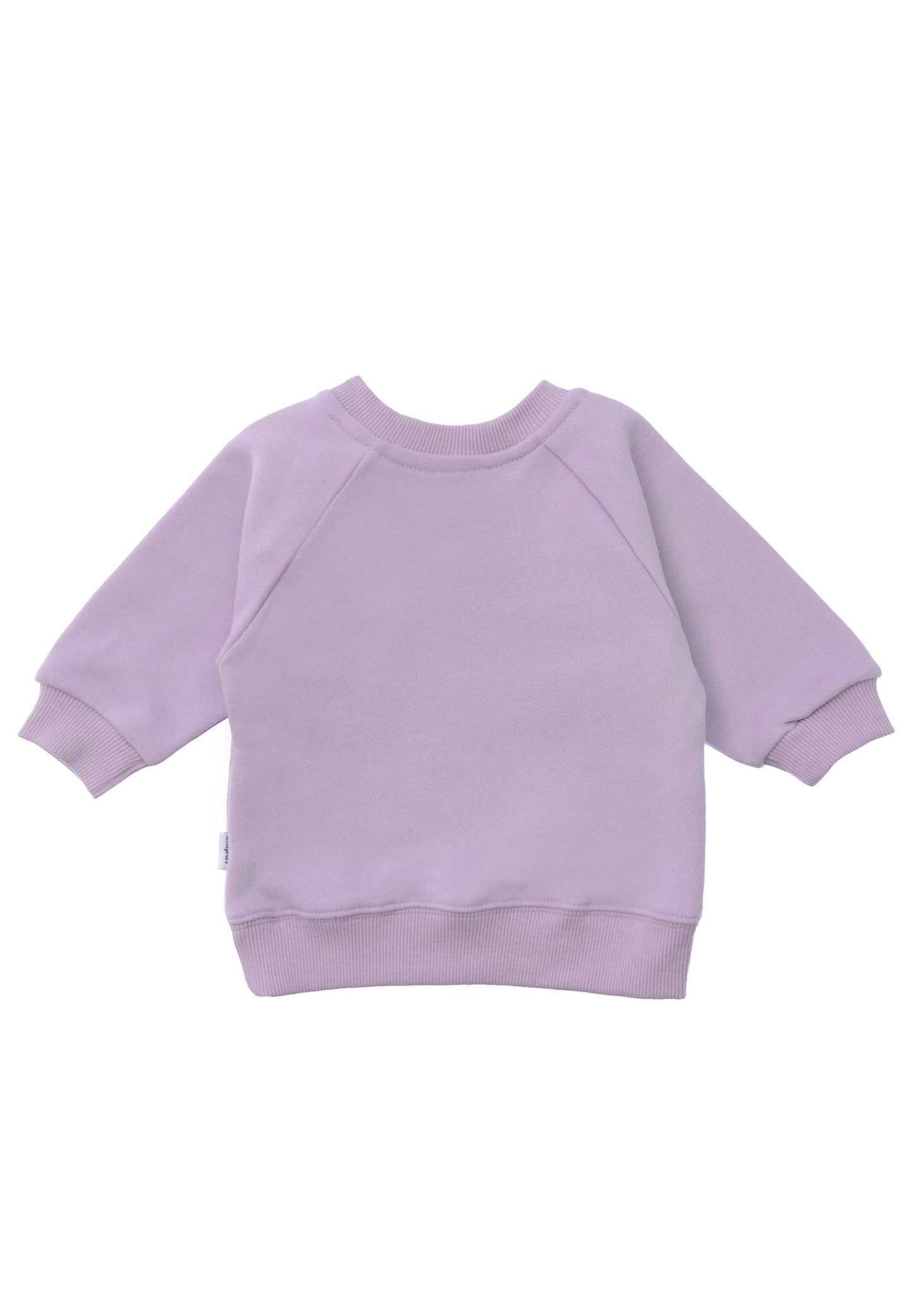 Sweatshirt in flieder mit Print "Mond"