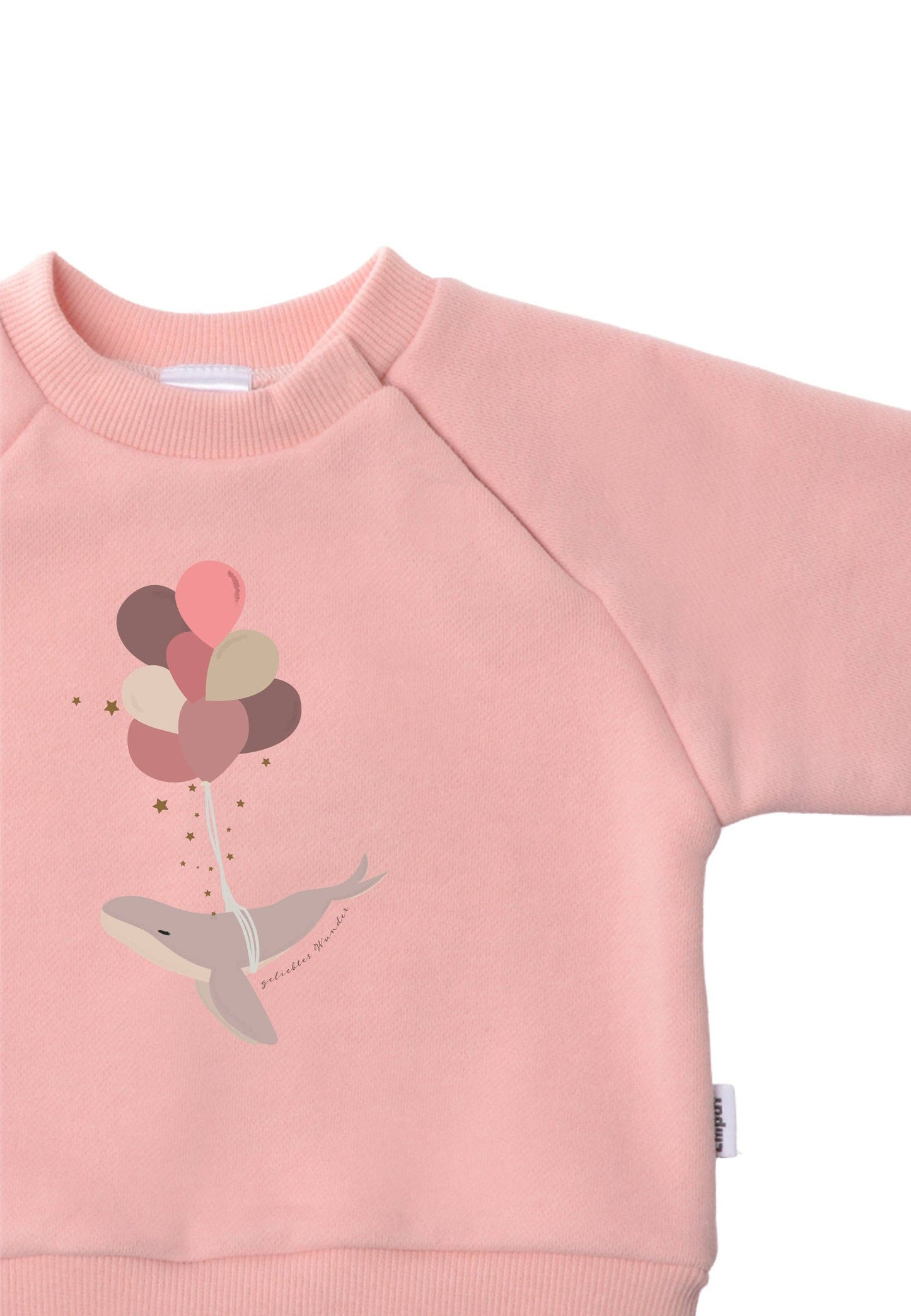 Sweatshirt in dusty pink "Wal"